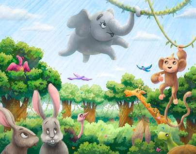 Zoe | illustrations for a children's book