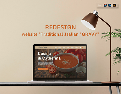 REDESIGN website "TRADITIONAL ITALIAN "GRAVY"