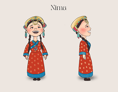 Nima - Character design