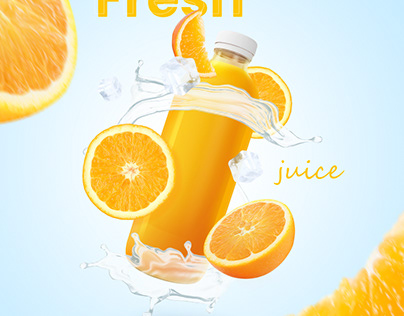 Fresh juice - photo manipulation