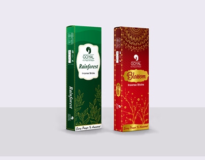 Insence Stick Package Design