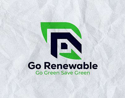 Go Renewable logo Design
