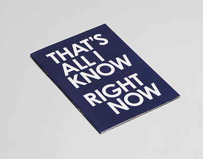 That's All I Know Right Now / Felipe Hernández