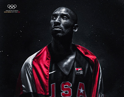 Kobe Bryant USA Basketball Artwork