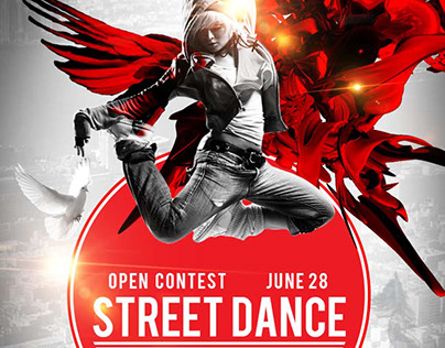 Pretentious Dance Contest Poster