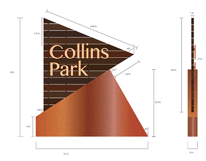 Collins Park Signage 
