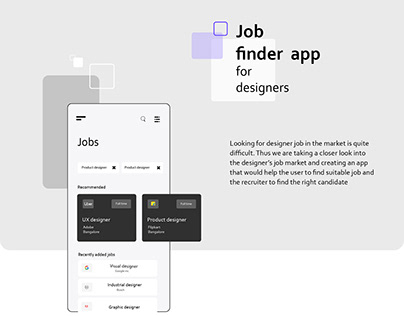 Designer job app case study