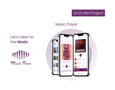 Music Town | Music Player App | Mini Project