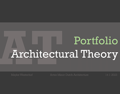 Architectural Theory - Portfolio