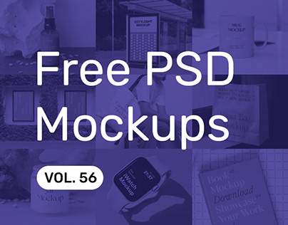 Free PSD Mockups vol. 56