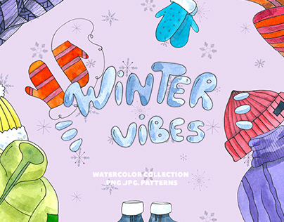 Winter Clothes Illustration Bundle