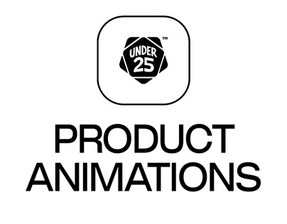 Product animations for Under 25