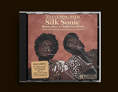 An Evening With Silk Sonic Fanart Album Cover