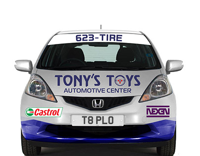 Tony's Toys car wraps