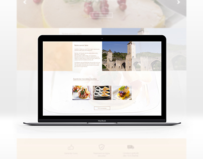 Webdesign - food brand