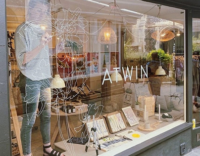 Project thumbnail - Botanical window drawing for Atwin, Norwich