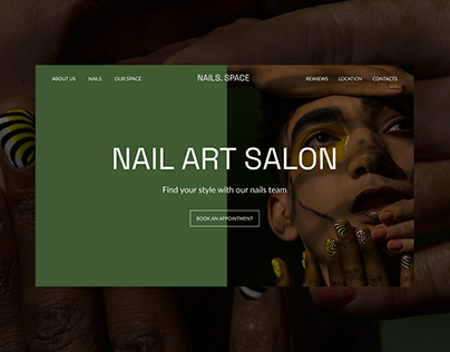 Nail art salon website