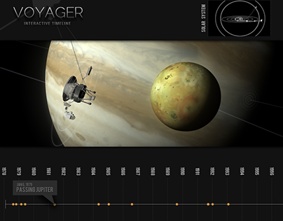 Voyager Interactive Timeline Mockups