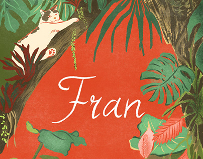 birth card for fran