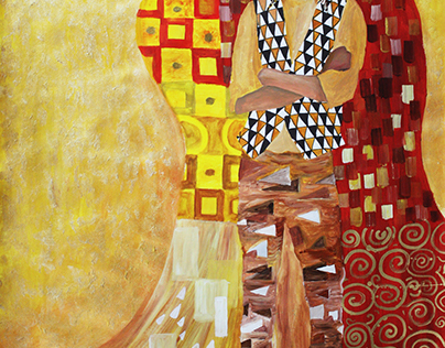 Klimt Style Self Portrait