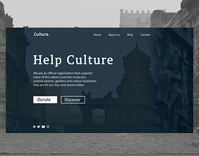 Tamil Culture web design