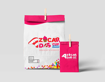 Azucaradas Cupcakes / Logo + Mockup