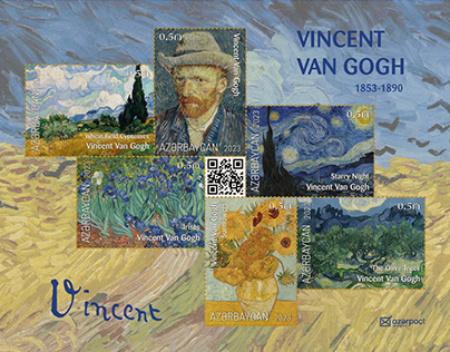 Postage Stamp Design - Vincent Van Gogh