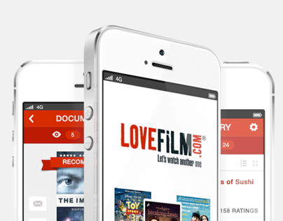 Lovefilm iPhone App- Concept Design