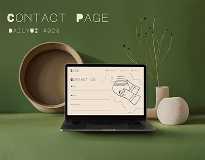 Contact page #DailyUI #028