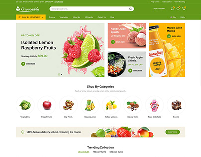 Organic & Grocery Store Prestashop Responsive Theme