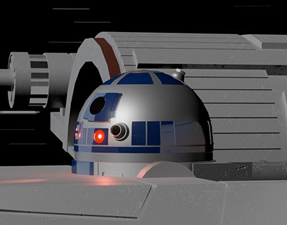Estudo: Criação de animação 3D Star Wars
