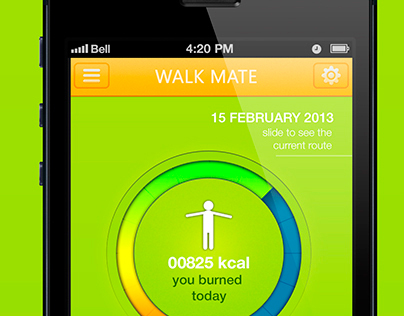 WALK MATE App for IPhone