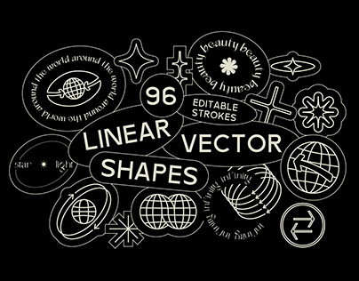 Linear Vector Shapes Collection
