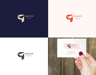 Passion Heels Logo & Brand Identity Design .
