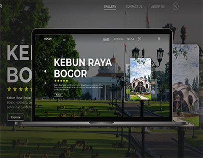 Bogor Tour Website Design