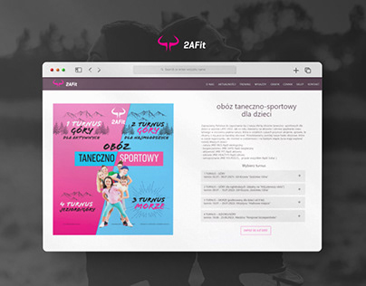 2AFit | Web Design