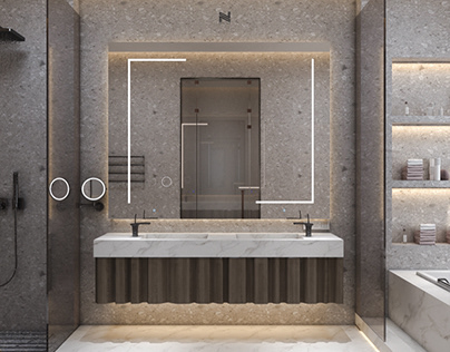Master bathroom design in uae