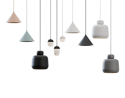 Lighting Collection By Woud 3D Model