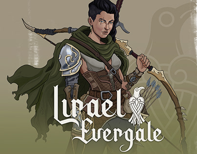 Lirael Evergale - Character concept design