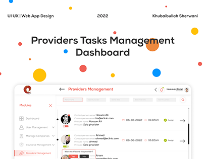 Providers Task Management Dashboard