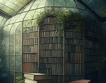 Library inside green house
