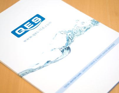 QES Folder design and leaflet design