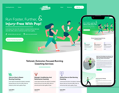Website of Run Faster, Further, & Injury-Free With Pop!