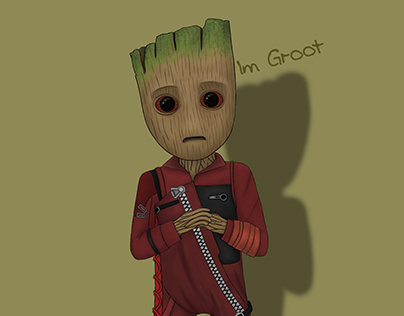 Baby Groot Projects :: Photos, videos, logos, illustrations and branding ::  Behance