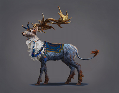 Creature Character Design: Spirit Deer