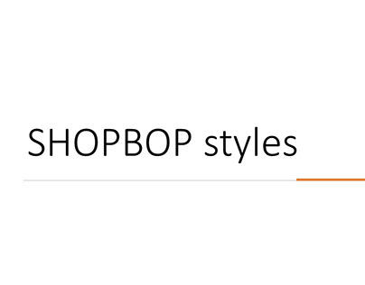 Project thumbnail - Shop Bop