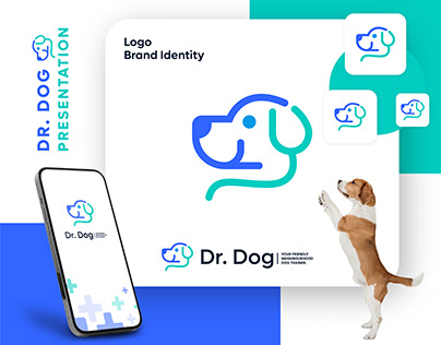 Dr. Dog Logo Brand Identity | Presentation + Stationary