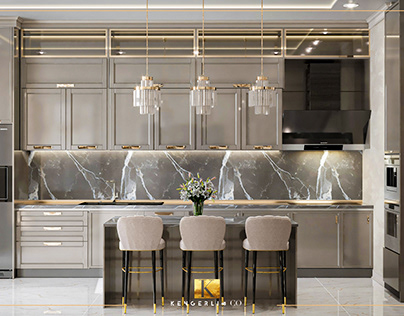Neoclassical kitchen by Kengerli and CO