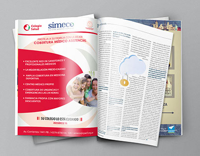 Diseño editorial para medicina prepaga y ONG