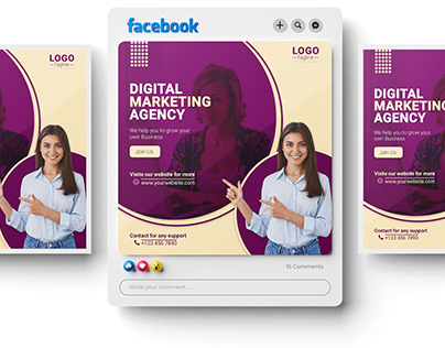 Digital Marketing Agency. Social Media Post...